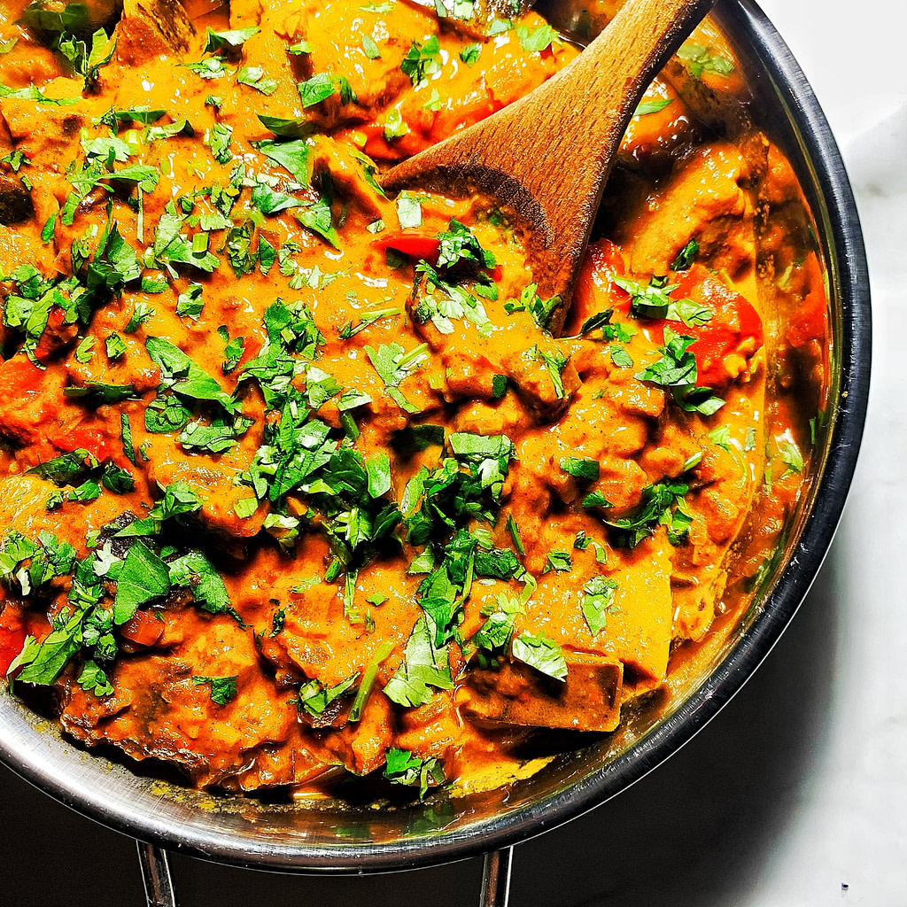 Step By Step Vegan Rogan Josh Recipes My Kitchen Spices